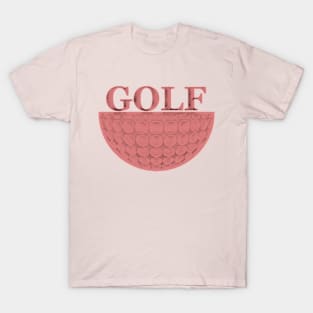 Pink Golf T-Shirt